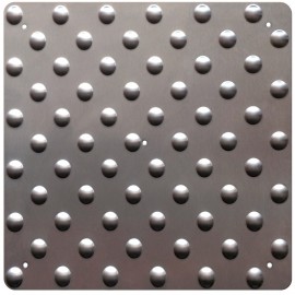 Dalle podotactile inox 450 mm