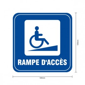 Panneau Rampe d'Accès PMR