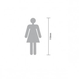 Pictogramme découpé femme