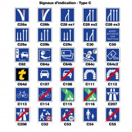 Panneaux d'indication 2