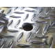 Dalle podotactile inox brossé 450