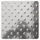Dalle podotactile inox brossé 450