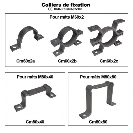 Colliers de fixation